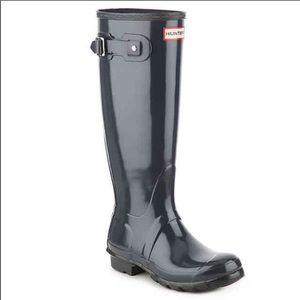 Tall Gloss Hunter Boots